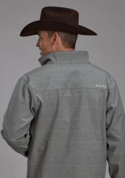 Men's Roper Grey Soft Shell Jacket -Way Out West Trading Shop 0309707806011c