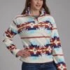 Women's Roper Cream Aztec Pull Over -Way Out West Trading Shop 0309802506097a