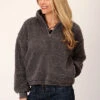 ROPER 1817 CHARCOAL POLAR FLEECE -Way Out West Trading Shop 0309802506193a