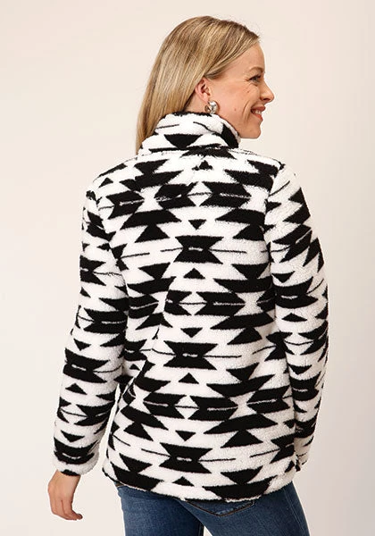 ROPER 1820 BLK/WH AZTEC POLAR FLEECE 5 ROPER 1820 BLK/WH AZTEC POLAR FLEECE - Image 3