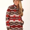 ROPER 1820 BLANKET AZTEC POLAR FLEECE 1 ROPER 1820 BLANKET AZTEC POLAR FLEECE -Way Out West Trading Shop 0309802506197a