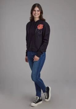 Women's Roper Black Hoodie -Way Out West Trading Shop 0309805136139b