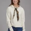 Women's Roper Cream Cotton Hoodie