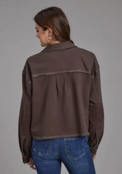 Women's Roper Brown Cropped Jacket -Way Out West Trading Shop 0309805146105c