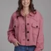 Women's Roper Dusty Pink Cropped Jacket