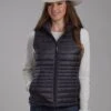 Women's Roper Black Parachute Vest
