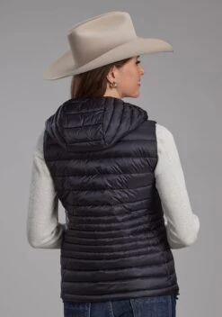 Women's Roper Black Parachute Vest -Way Out West Trading Shop 0309806856000c