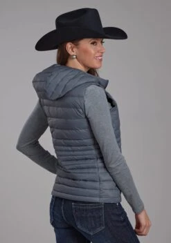 Women's Roper Silver Parachute Vest -Way Out West Trading Shop 0309806856001c