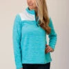 ROPER 1739 HTHR TURQ MICRO FLEECE 2 ROPER 1739 HTHR TURQ MICRO FLEECE -Way Out West Trading Shop 0309806926169a