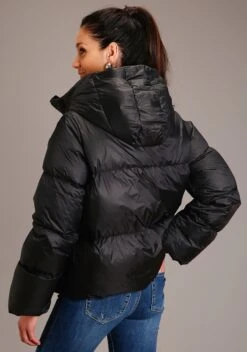 ROPER 1579 WOMEN'S HOODED DOWN PUFFER COAT -Way Out West Trading Shop 0309806930120c