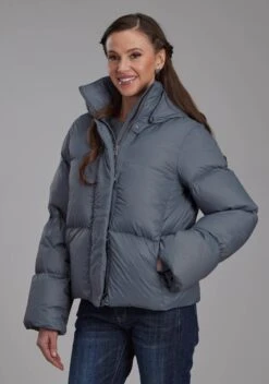 Women's Roper Silver Down Puffer Coat