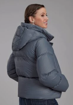 Women's Roper Silver Down Puffer Coat -Way Out West Trading Shop 0309806936006c
