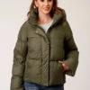 ROPER 1744 WOMEN'S HOODED DOWN PUFFER COAT -Way Out West Trading Shop 0309806936192a