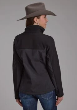 Women's Roper Grey & Black Soft Shell Jacket -Way Out West Trading Shop 0309807806013c