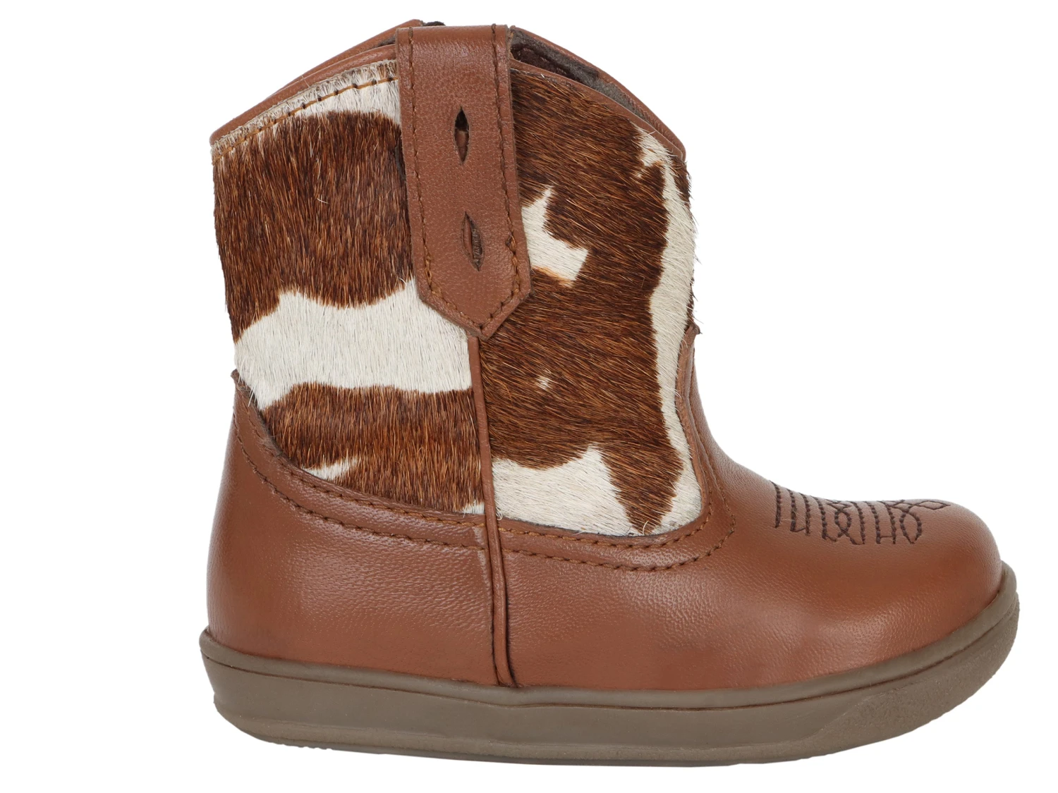 Roper "Cowbabies" Brown Infant Boot W/ Cow Hair-On Shaft 3 Roper "Cowbabies" Brown Infant Boot W/ Cow Hair-On Shaft