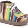 Roper "Cowbabies" Blue Serape Printed Infant Shoe -Way Out West Trading Shop 0901617883244