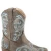 Girls Roper Brown Vintage Toddler Bootie W/ Western Embriodery -Way Out West Trading Shop 0901715662025