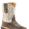 Boys Roper Vintage Brown Basic Western Cowboy Boot -Way Out West Trading Shop 0901770238246