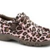 Roper Pink Leopard Print Chukka -Way Out West Trading Shop 0901817912969