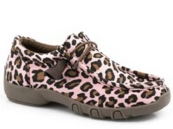 Roper Pink Leopard Print Chukka