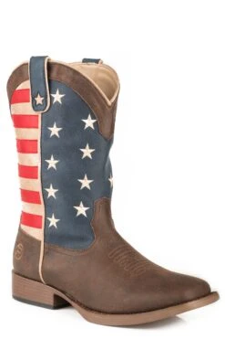 Roper Square Toe Americana Boot