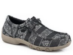ROPER DRIVING MOC LACE UP FABRIC UPPER