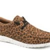ROPER BROWN LEOPARD CANVAS UPPER -Way Out West Trading Shop 0902117933075