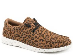 ROPER BROWN LEOPARD CANVAS UPPER