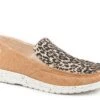 ROPER TAN CANVAS WITH LEOPARD VAMP -Way Out West Trading Shop 0902117942979