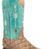ROPER SQ TOE FAUX EXOTIC 11" SHAFT REST INSOLE -Way Out West Trading Shop 0902170178293