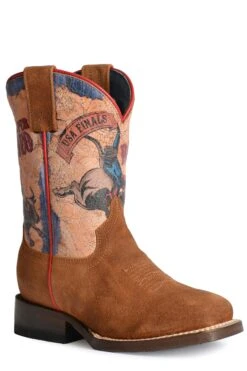 Boys Roper "USA Finals" Western Square Toe Boot