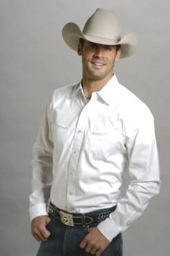 STETSON SNAP 2 POCKET SOLID