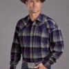 Men's Stetson Plaid Flannel Shirt -Way Out West Trading Shop 1100104780775a