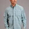 Stetson Vintage Pattern Long Sleeve Shirt -Way Out West Trading Shop 1100105266060a