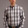 Stetson Smoke Ombre Long Sleeve Shirt