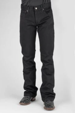 Stetson 1120 SLIM FIT BLACK RINSE 7 Stetson 1120 SLIM FIT BLACK RINSE -Way Out West Trading Shop 1100411200024c