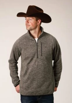 Stetson 1355 BONDED SWEATER KNIT PULLOVER-TAN