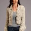 Stetson Cream Cardigan Sweater -Way Out West Trading Shop 1102705396049a