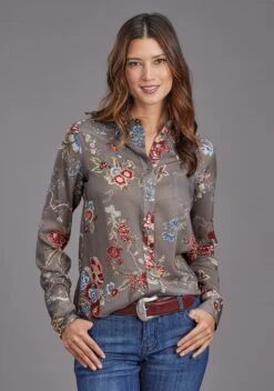 Women's Stetson "Vintage Tapestry" Long Sleeve Western Blouse
