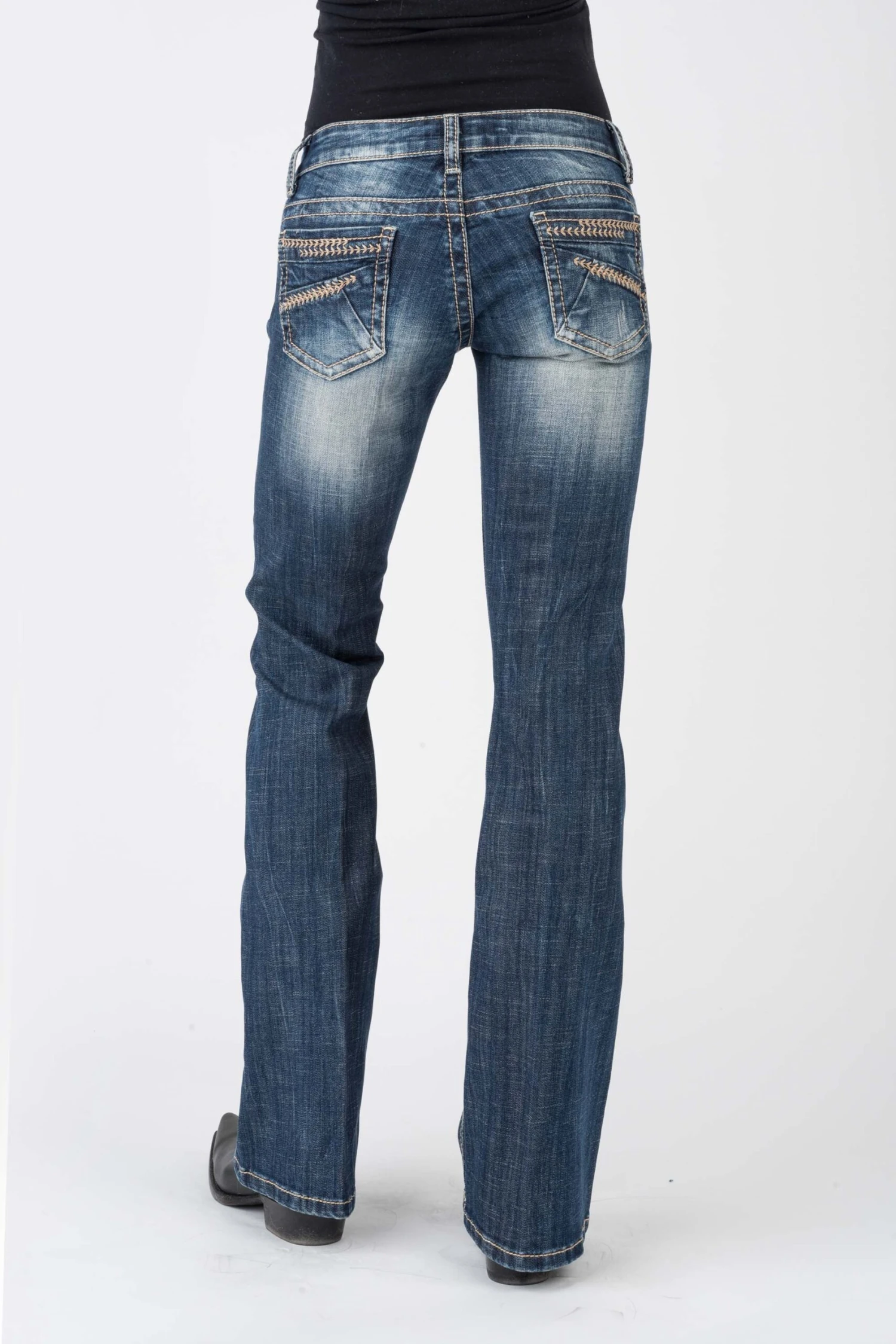 Women's Stetson Low Rise Boot Cut Jean 4 Women's Stetson Low Rise Boot Cut Jean - Image 2