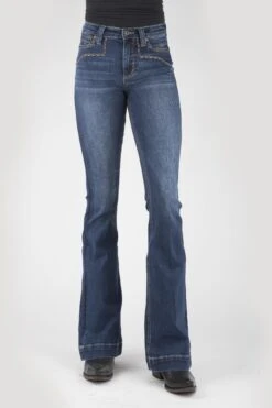Women's Stetson High Rise Western Flare Jean -Way Out West Trading Shop 1105409212407c