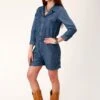 Stetson Short Denim Romper -Way Out West Trading Shop 1106205652031a
