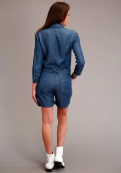 Stetson Short Denim Romper -Way Out West Trading Shop 1106205652031c