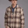 Men's Stetson Plaid Wool Shirt Jacket -Way Out West Trading Shop 1109701197000a