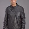 Men's Stetson Brown Leather Jacket