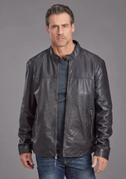 Men's Stetson Brown Leather Jacket 7 Men's Stetson Brown Leather Jacket -Way Out West Trading Shop 1109705396642c