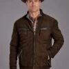 Men's Stetson Light Brown Suede Jacket