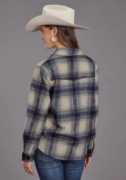 Women's Stetson Plaid Shirt Jacket -Way Out West Trading Shop 1109805397002c