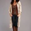 Stetson Ladies Herringbone Long Sleeve Cardigan -Way Out West Trading Shop 1150005906006a