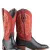 John B. Stetson Black Teju Square Toe Boot -Way Out West Trading Shop 1202018520370